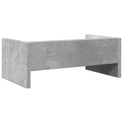 Monitor Stand Concrete Grey 42x24x16 cm Engineered Wood