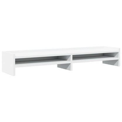 Monitor Stand White 100x24x16 cm Engineered Wood