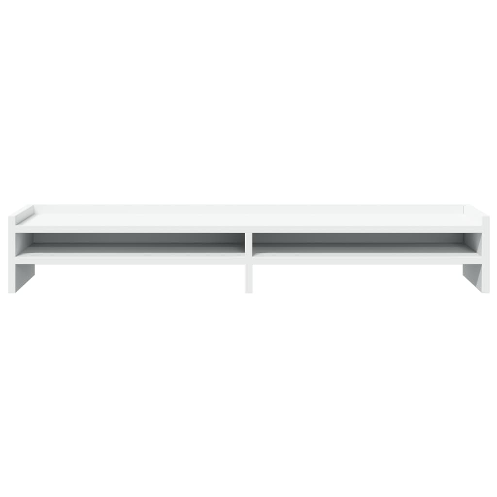 Monitor Stand White 100x24x16 cm Engineered Wood