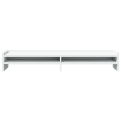 Monitor Stand White 100x24x16 cm Engineered Wood