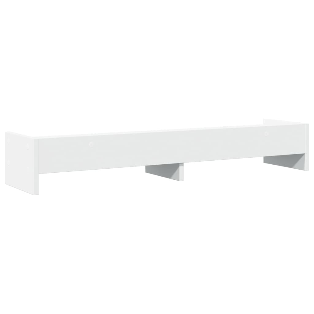 Monitor Stand White 100x24x16 cm Engineered Wood