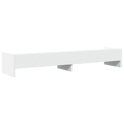 Monitor Stand White 100x24x16 cm Engineered Wood