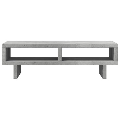 Monitor Stand Concrete Grey 50x27x15 cm Engineered Wood