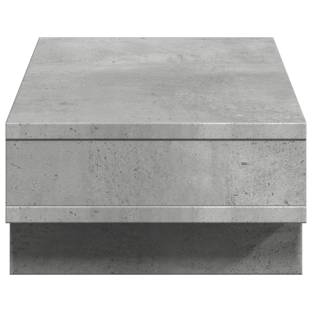 Monitor Stand Concrete Grey 50x27x15 cm Engineered Wood