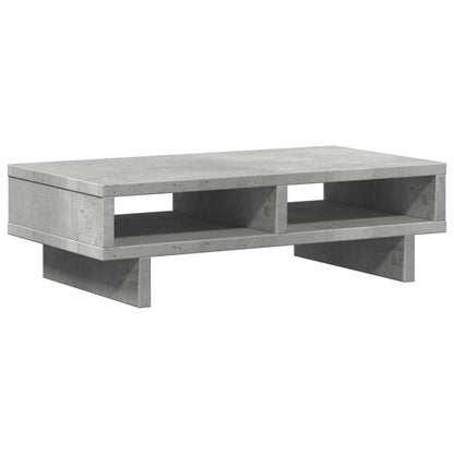 Monitor Stand Concrete Grey 50x27x15 cm Engineered Wood
