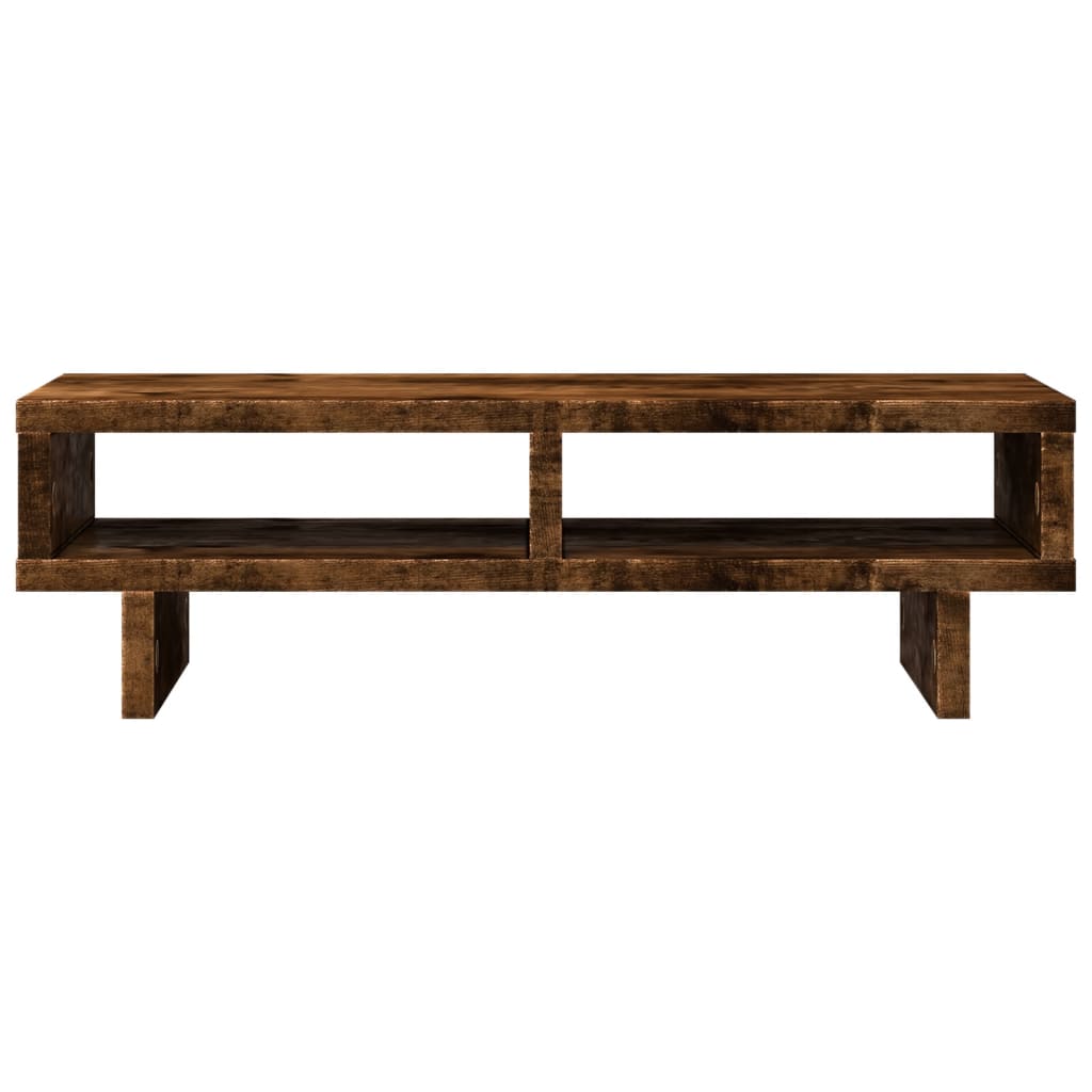 Monitor Stand Smoked Oak 50x27x15 cm Engineered Wood