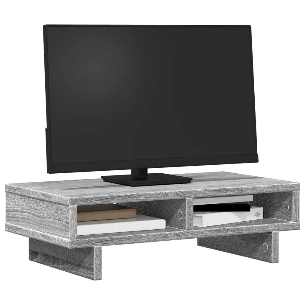 Monitor Stand Grey Sonoma 50x27x15 cm Engineered Wood