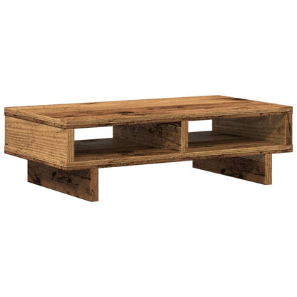 Monitor Stand Old Wood 50x27x15 cm Engineered Wood