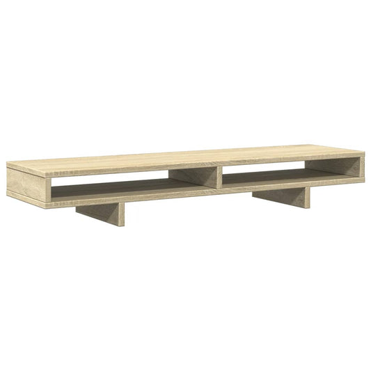 Monitor Stand Sonoma Oak 100x27x15 cm Engineered Wood