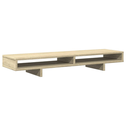 Monitor Stand Sonoma Oak 100x27x15 cm Engineered Wood