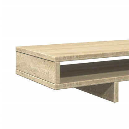 Monitor Stand Sonoma Oak 100x27x15 cm Engineered Wood
