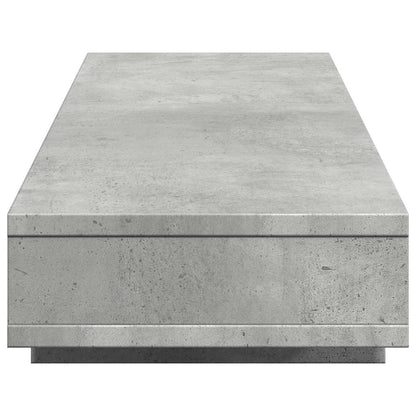 Monitor Stand Concrete Grey 100x27x15 cm Engineered Wood