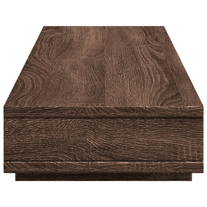 Monitor Stand Brown Oak 100x27x15 cm Engineered Wood