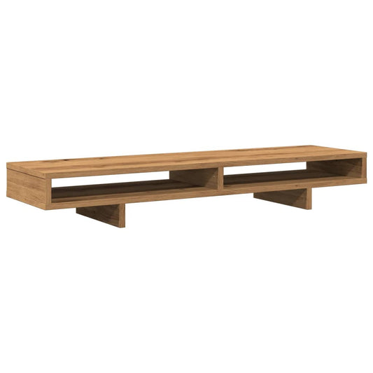 Monitor Stand Artisian Oak 100x27x15 cm Engineered Wood