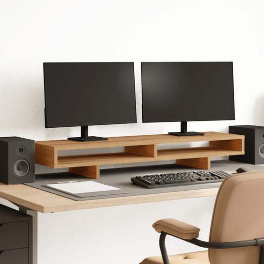 Monitor Stand Artisian Oak 100x27x15 cm Engineered Wood