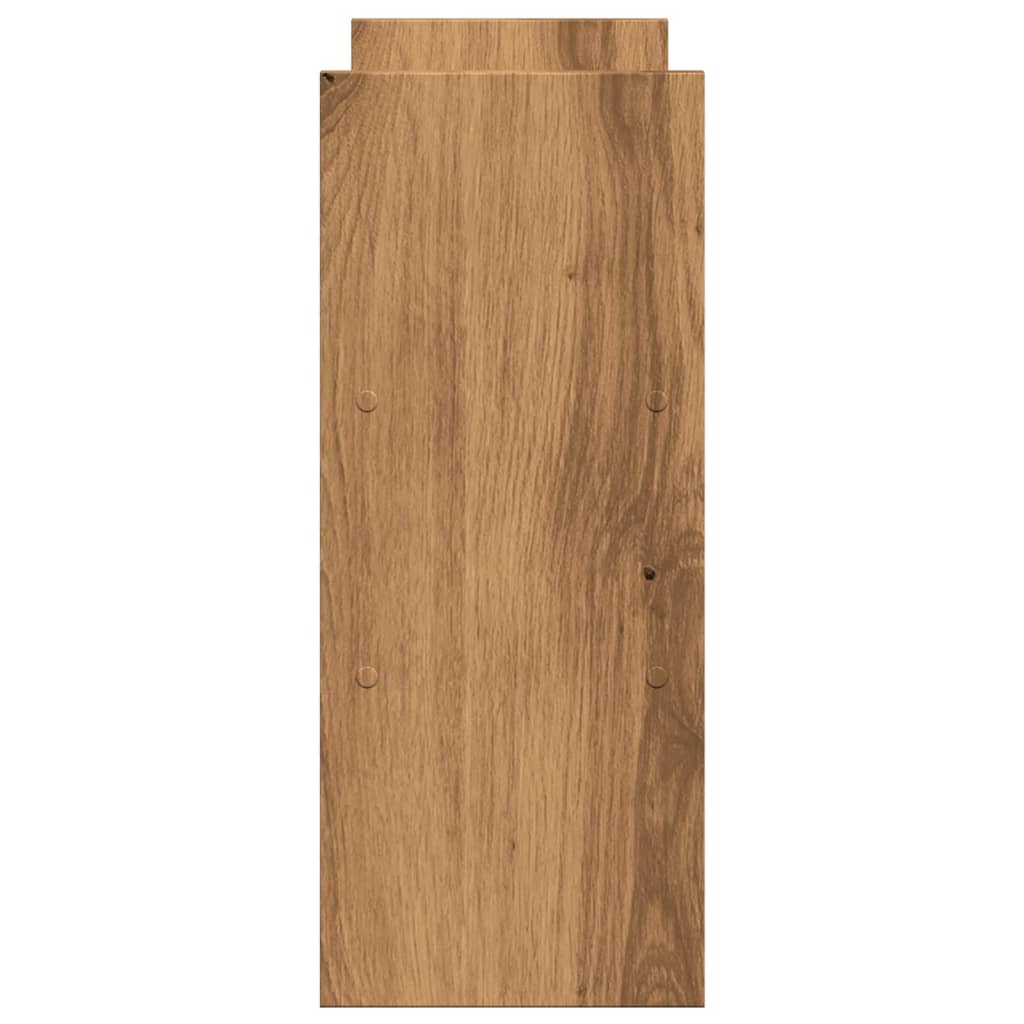 Desk Organiser Adjustable Artisian Oak 40x17x41 cm Engineered Wood