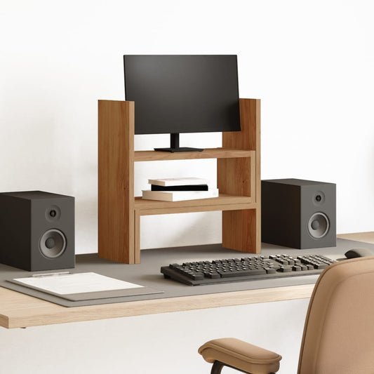 Desk Organiser Adjustable Artisian Oak 40x17x41 cm Engineered Wood