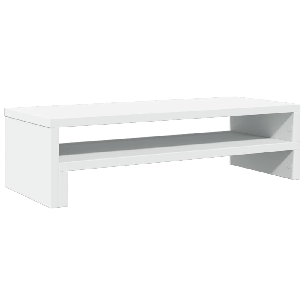 Monitor Stand White 54x22x15 cm Engineered Wood