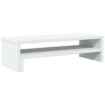 Monitor Stand White 54x22x15 cm Engineered Wood