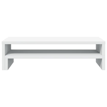 Monitor Stand White 54x22x15 cm Engineered Wood