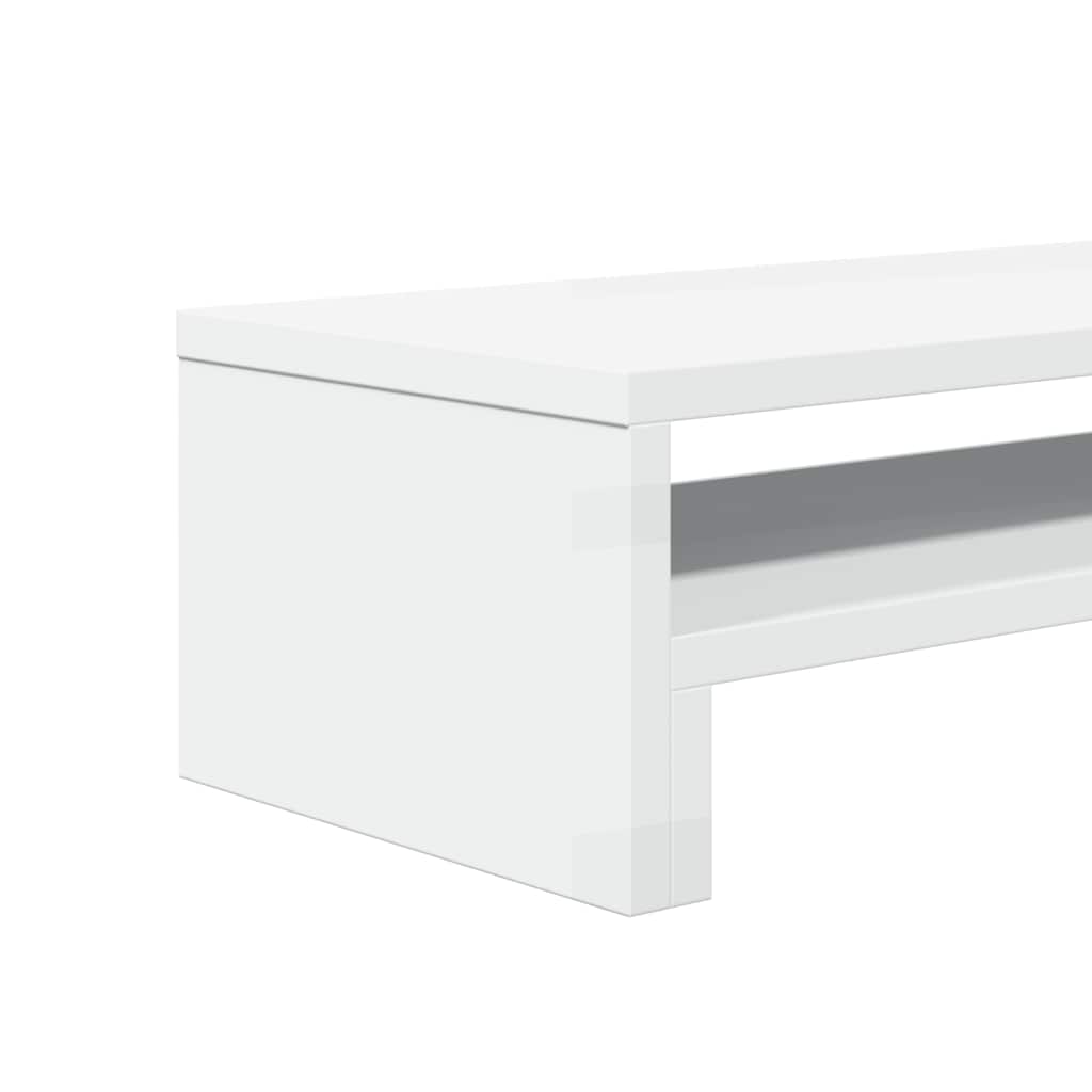 Monitor Stand White 54x22x15 cm Engineered Wood