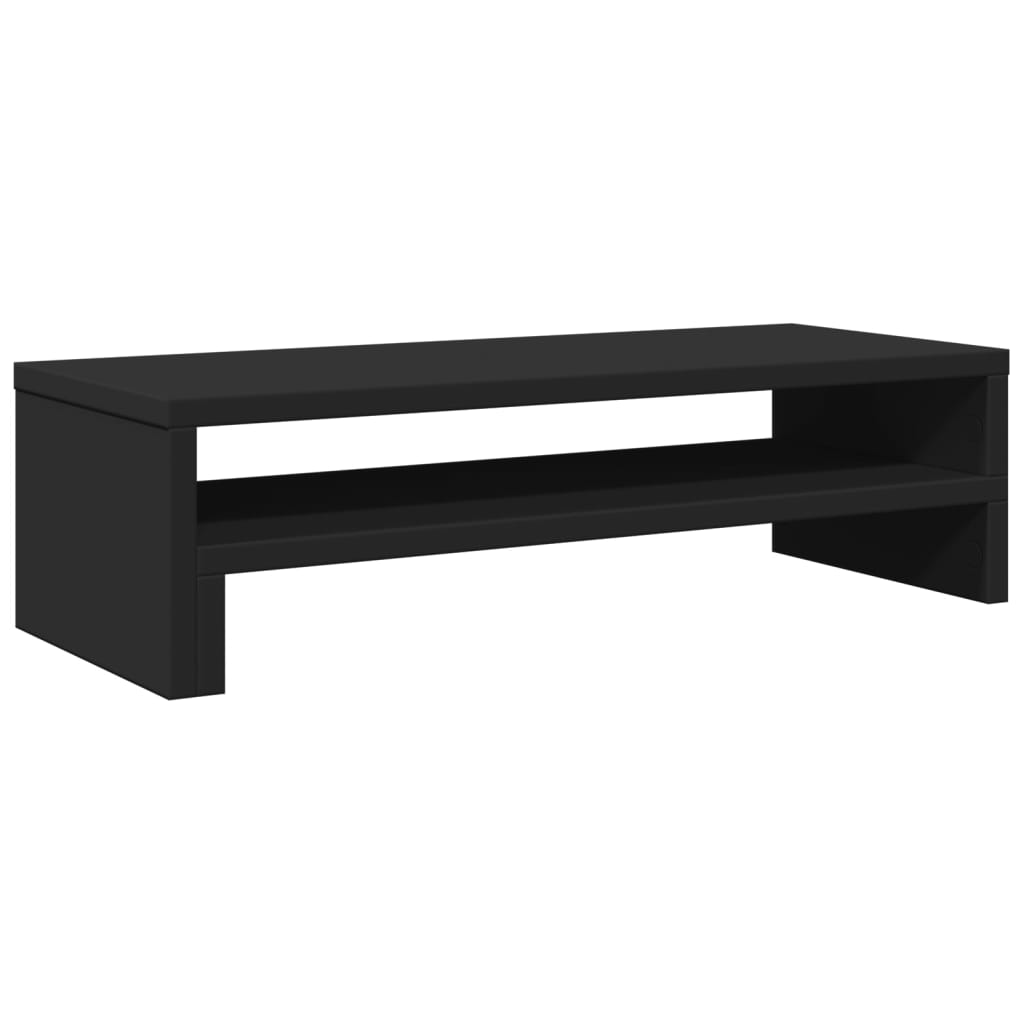 Monitor Stand Black 54x22x15 cm Engineered Wood