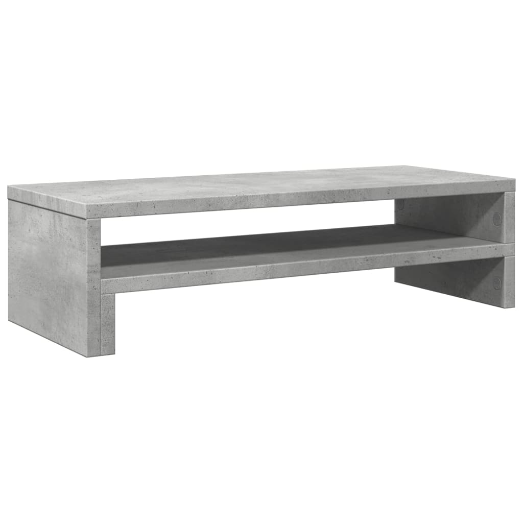 Monitor Stand Concrete Grey 54x22x15 cm Engineered Wood