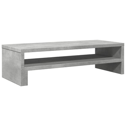 Monitor Stand Concrete Grey 54x22x15 cm Engineered Wood