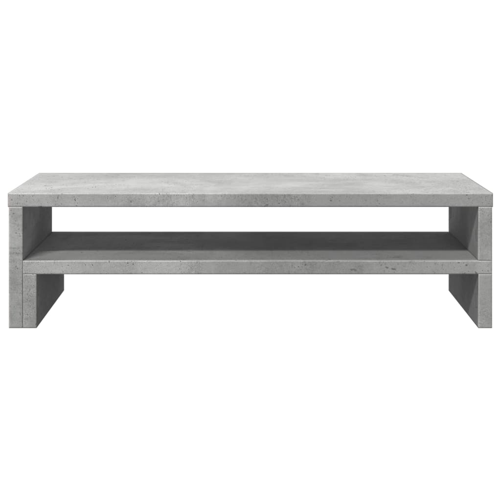 Monitor Stand Concrete Grey 54x22x15 cm Engineered Wood