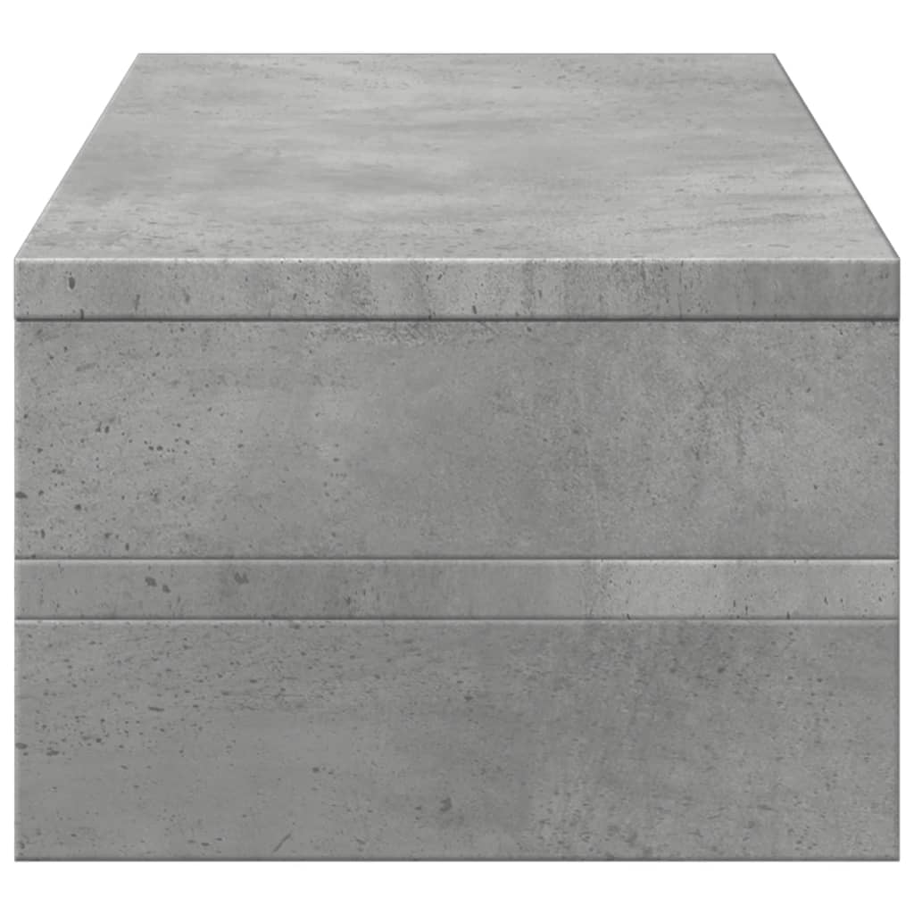 Monitor Stand Concrete Grey 54x22x15 cm Engineered Wood