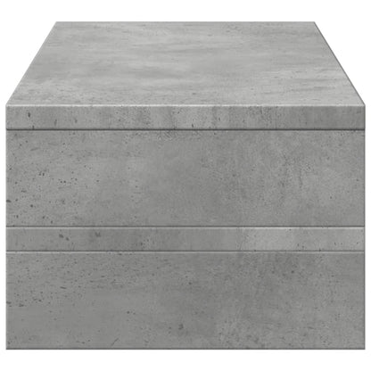 Monitor Stand Concrete Grey 54x22x15 cm Engineered Wood