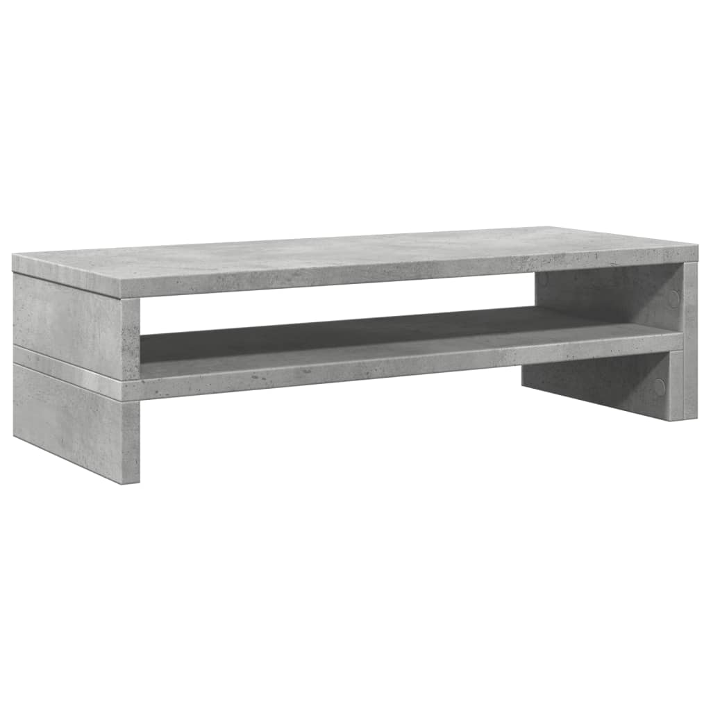 Monitor Stand Concrete Grey 54x22x15 cm Engineered Wood