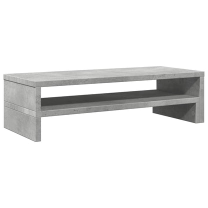 Monitor Stand Concrete Grey 54x22x15 cm Engineered Wood