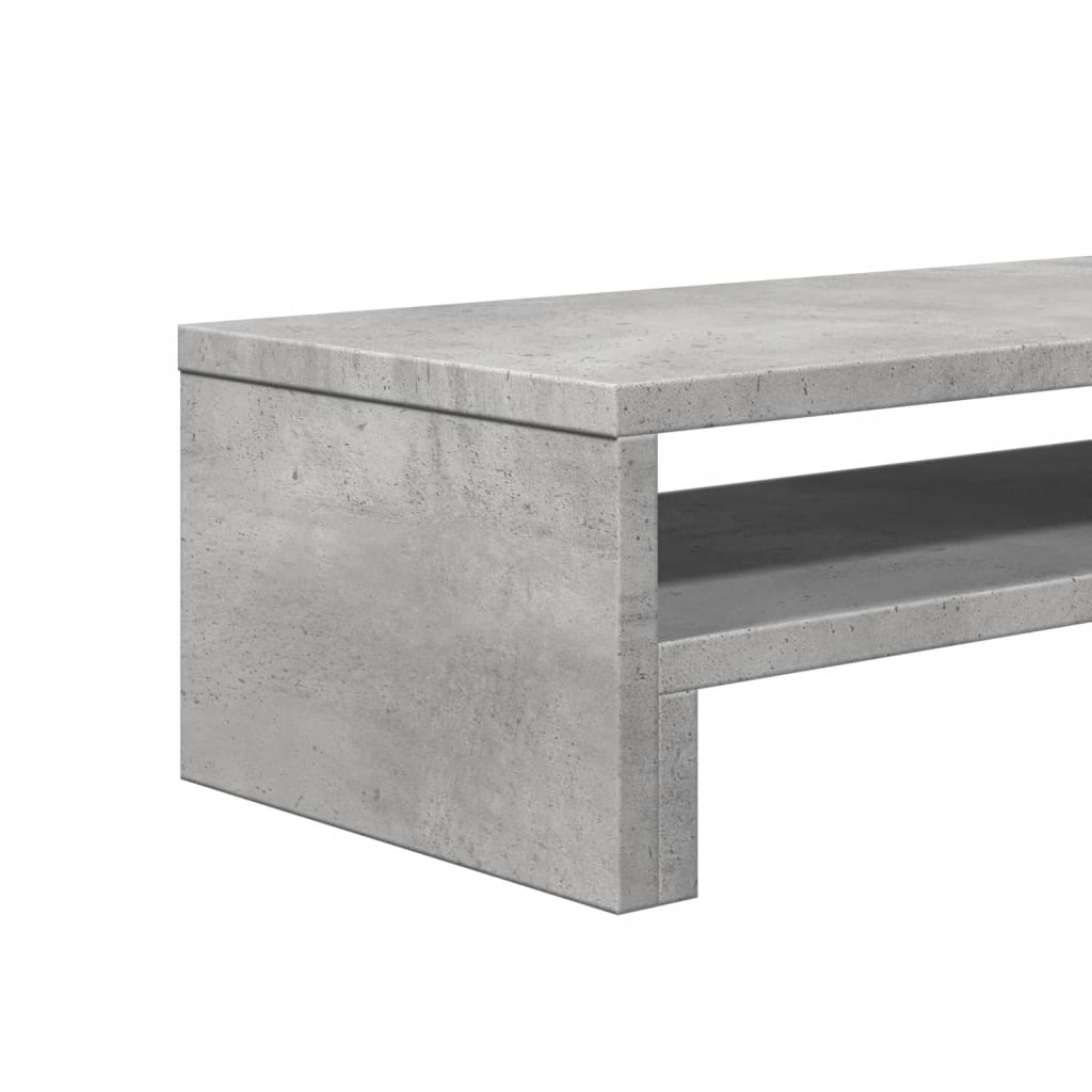 Monitor Stand Concrete Grey 54x22x15 cm Engineered Wood
