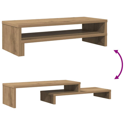 Monitor Stand Artisian Oak 54x22x15 cm Engineered Wood
