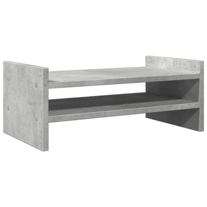 Monitor Stand Concrete Grey 50x27x20 cm Engineered Wood