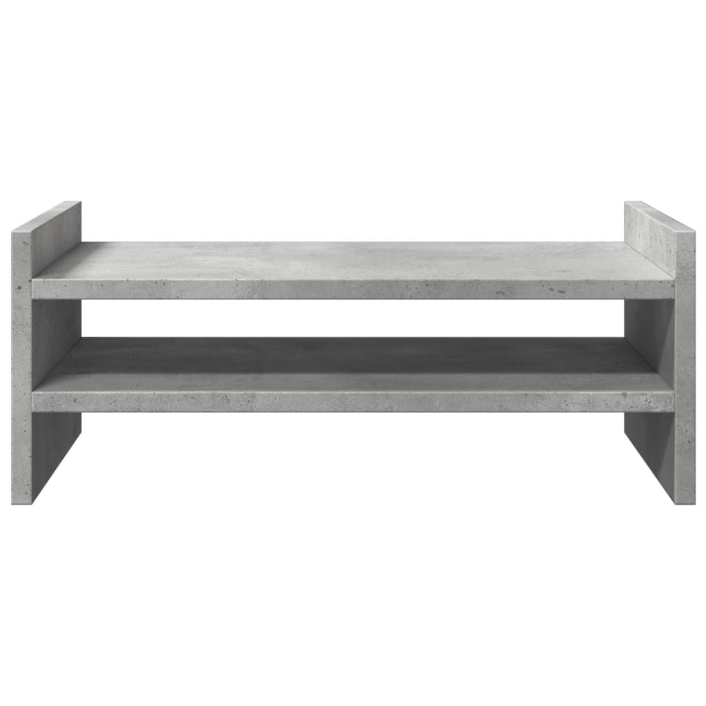 Monitor Stand Concrete Grey 50x27x20 cm Engineered Wood