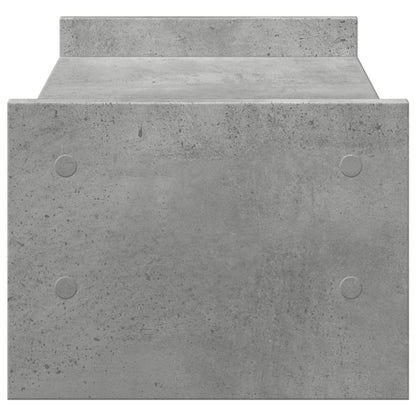 Monitor Stand Concrete Grey 50x27x20 cm Engineered Wood