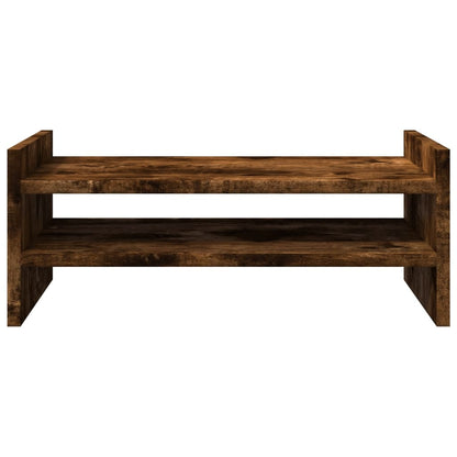 Monitor Stand Smoked Oak 50x27x20 cm Engineered Wood