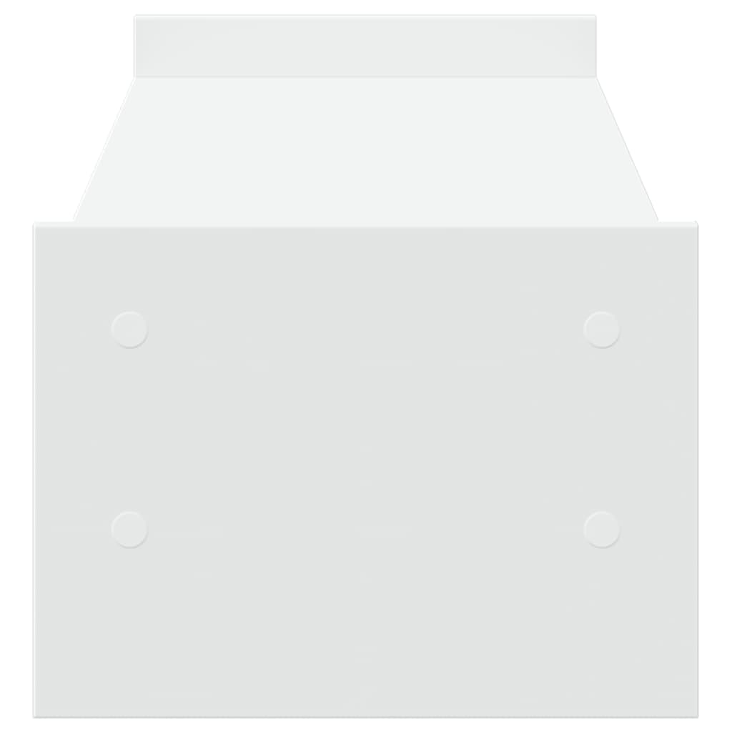 Monitor Stand White 100x27x20 cm Engineered Wood