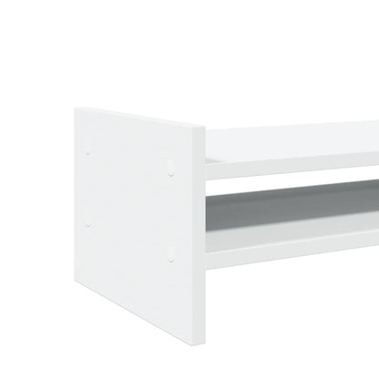 Monitor Stand White 100x27x20 cm Engineered Wood