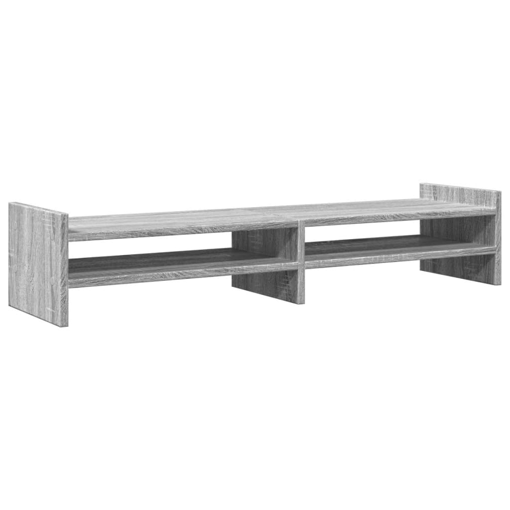 Monitor Stand Grey Sonoma 100x27x20 cm Engineered Wood
