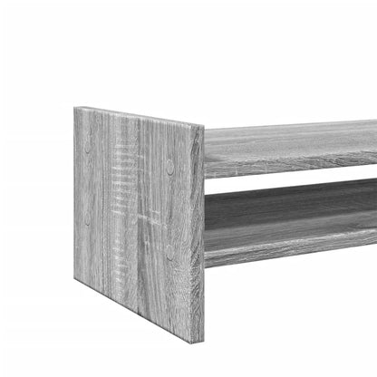 Monitor Stand Grey Sonoma 100x27x20 cm Engineered Wood