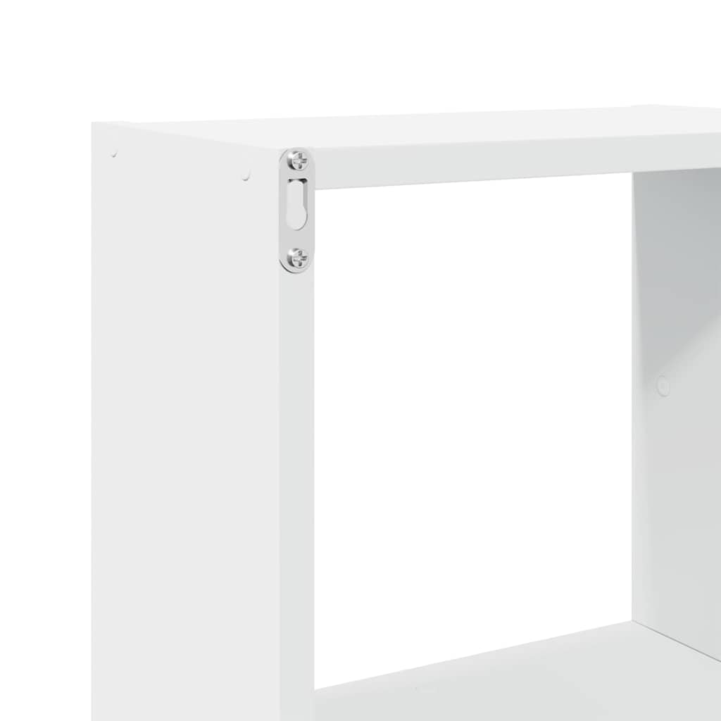 Wall Cabinet 78x18x71 cm White Engineered Wood