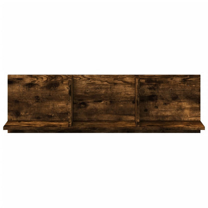 Wall Cabinet 100x16.5x30 cm Smoked Oak Engineered Wood