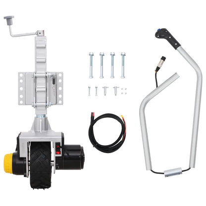 Trailer Jack Wheel 12 V 550 W Aluminium