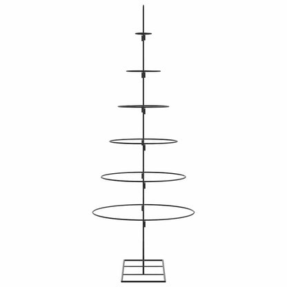 Metal Christmas Tree for Decoration Black 150 cm