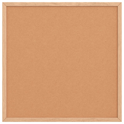 Cork Board with Solid Pine Wood Frame 40x40 cm