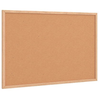 Cork Board with Solid Pine Wood Frame 60x40 cm