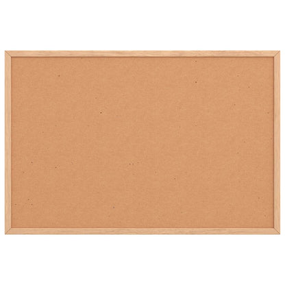 Cork Board with Solid Pine Wood Frame 60x40 cm